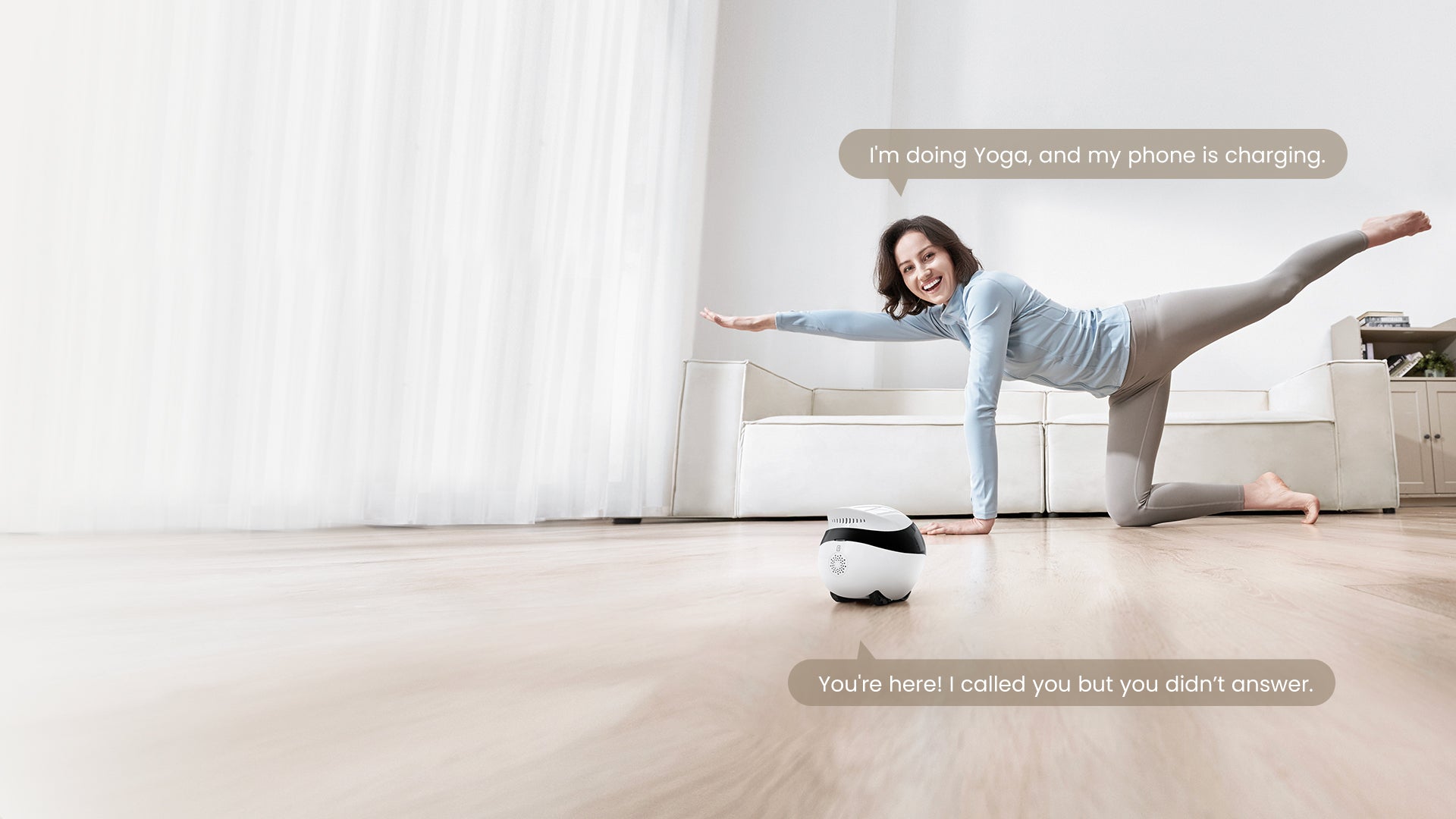 EBO Air 2  companion robot: Stay Connected With Your Loved Ones When Their Phones Are Not Answered