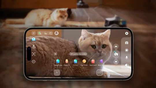 ROLA PETPAL 9 preset actions & 7 preset sounds available in the App