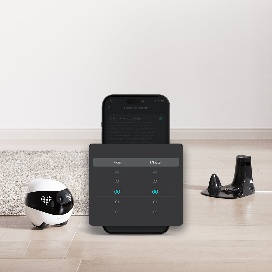 EBO Air 2  companion robot: SmartCharge Schedule
