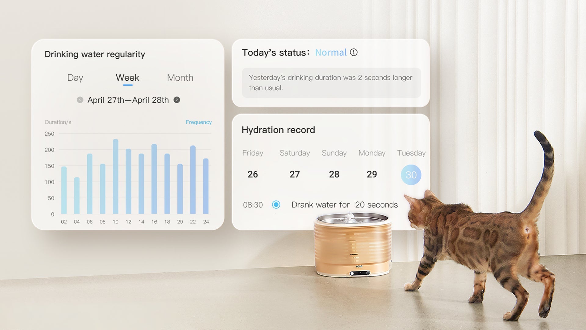 ROLA Mini pet monitor night vision