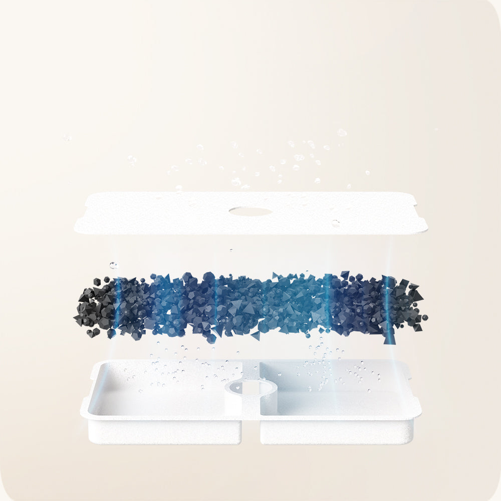 ROLA Smart Pet Water Fountain 3-Layer Filtration