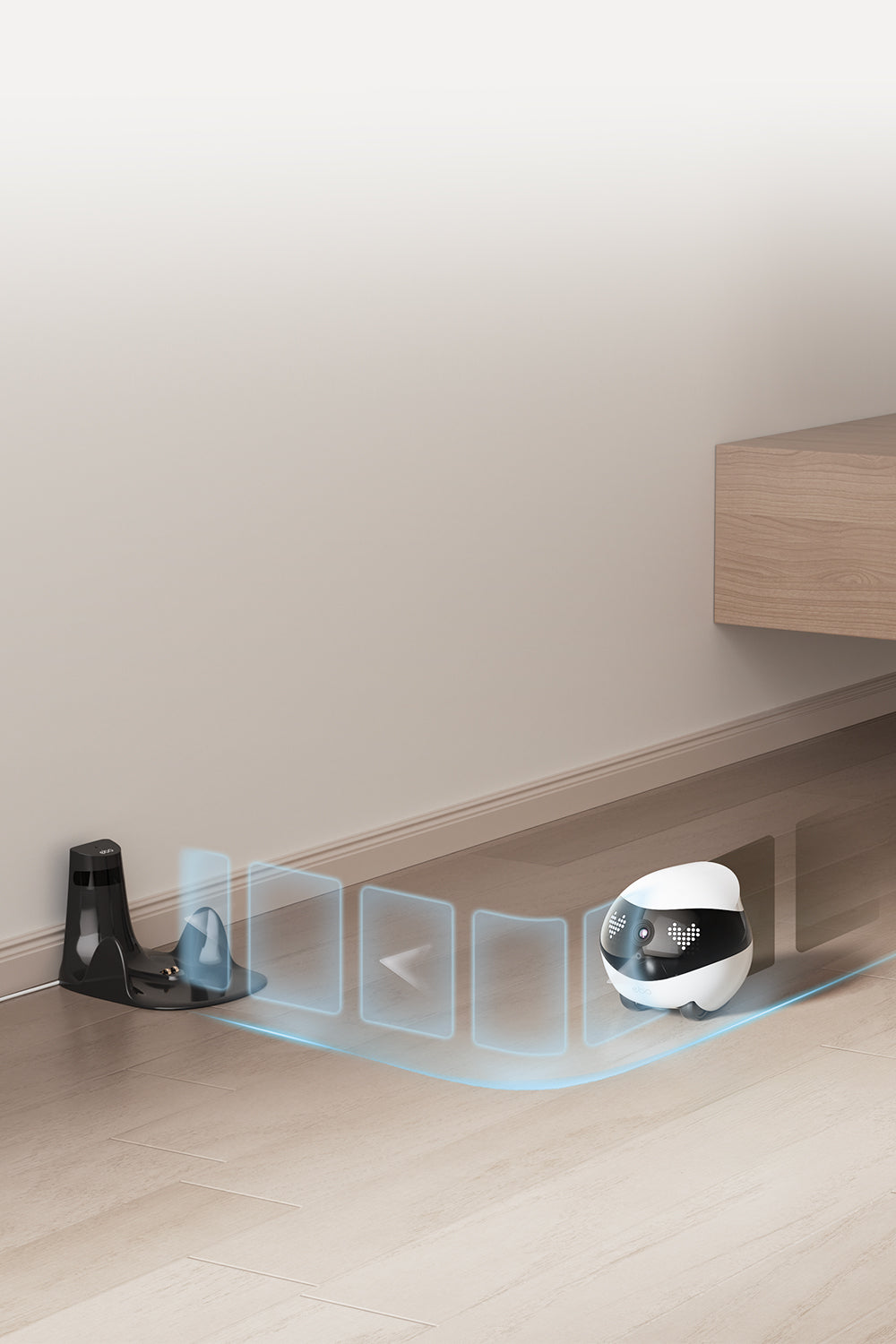 EBO Air 2  companion robot: Worry-Free Battery Management