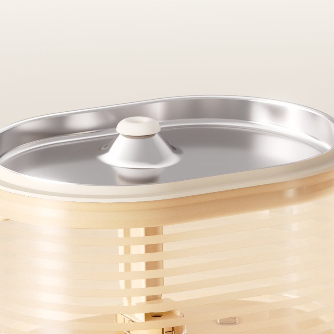 ROLA Smart Pet Water Fountain monitor water levels Stainless Steel Water Basin & ABS Water Tank