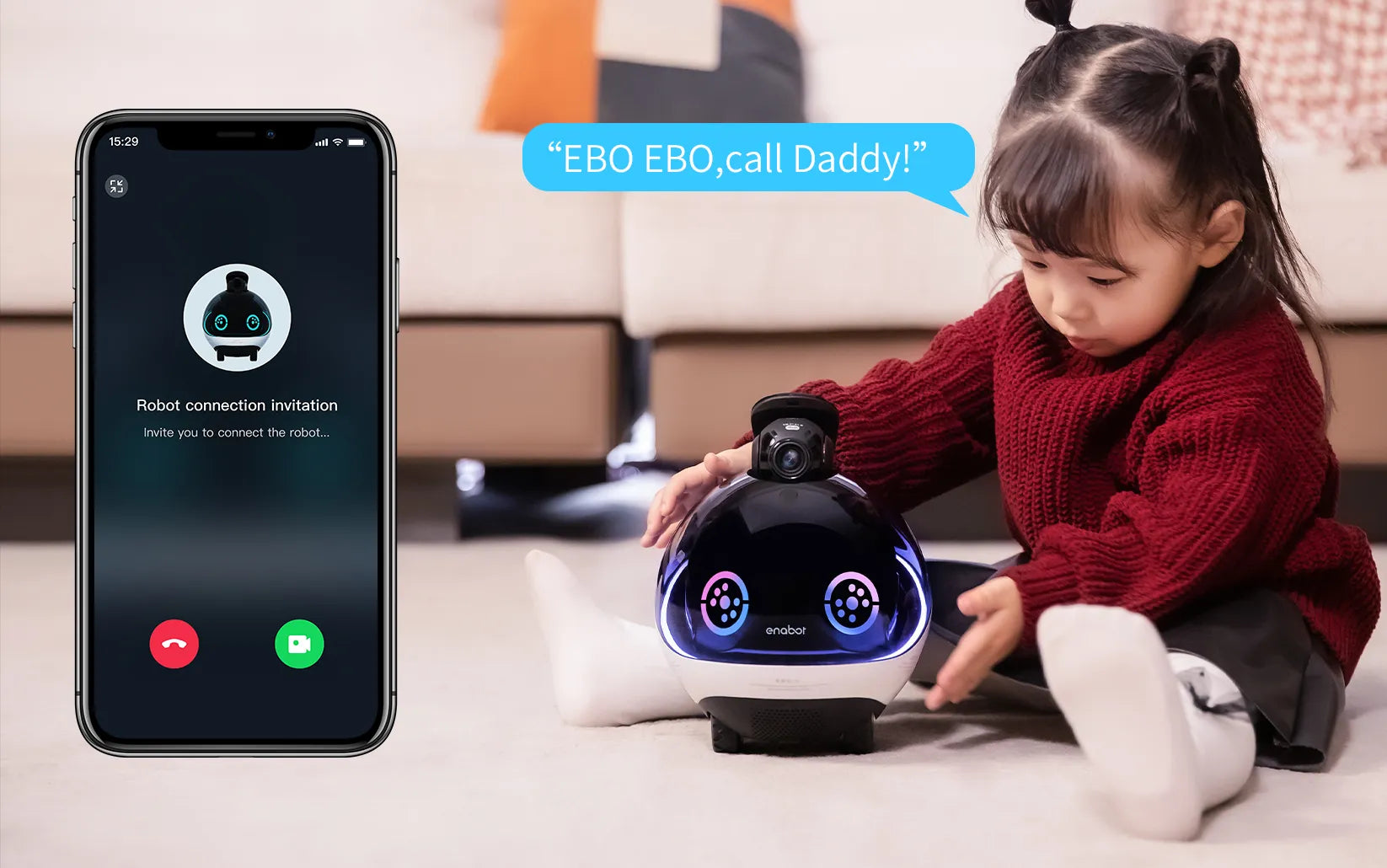 EBO X 2-WAY communication