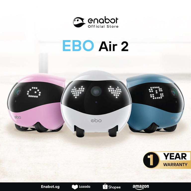 EBO Air 2 (White/Blue/Pink) – Enabot Singapore