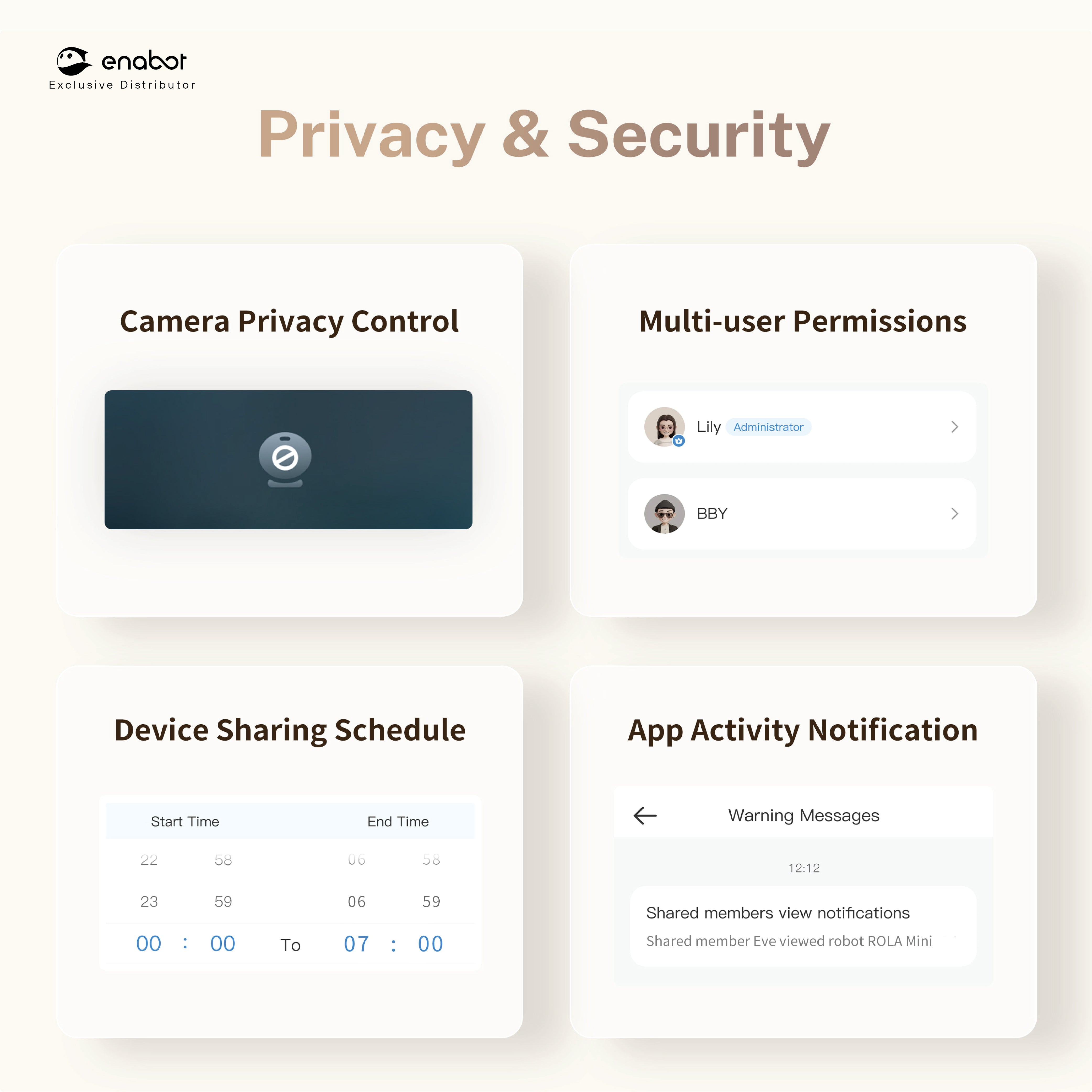 Enabot EBO ROLA Mini 2K Camera Robot