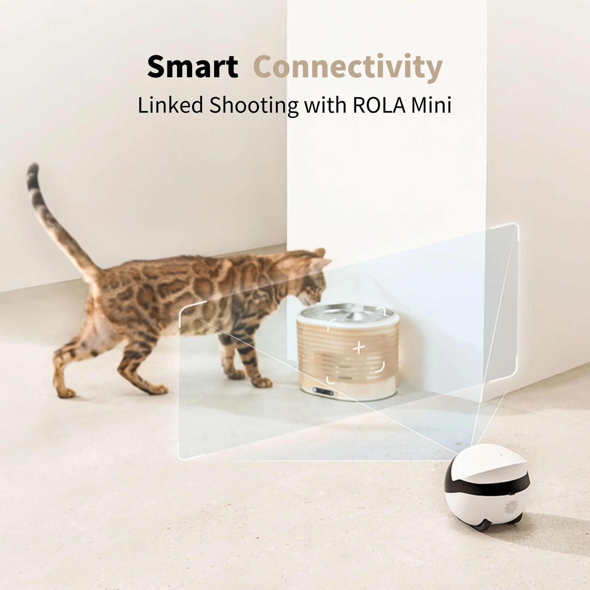 [BUNDLE] Enabot ROLA Mini + ROLA Smart Water Fountain (Plug-In/Cordless)