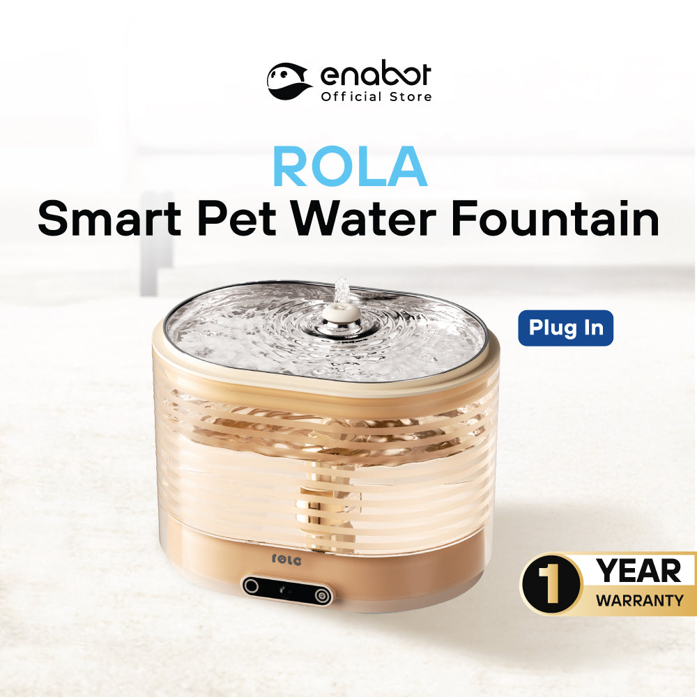 Enabot ROLA Smart Water Fountain (Plug-In/Cordless)